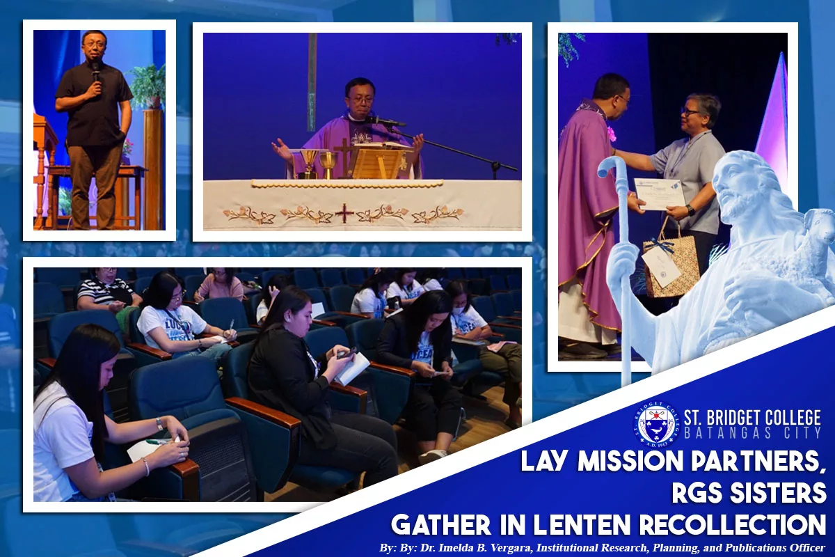 Lay mission partners, RGS sisters gather in Lenten Recollection